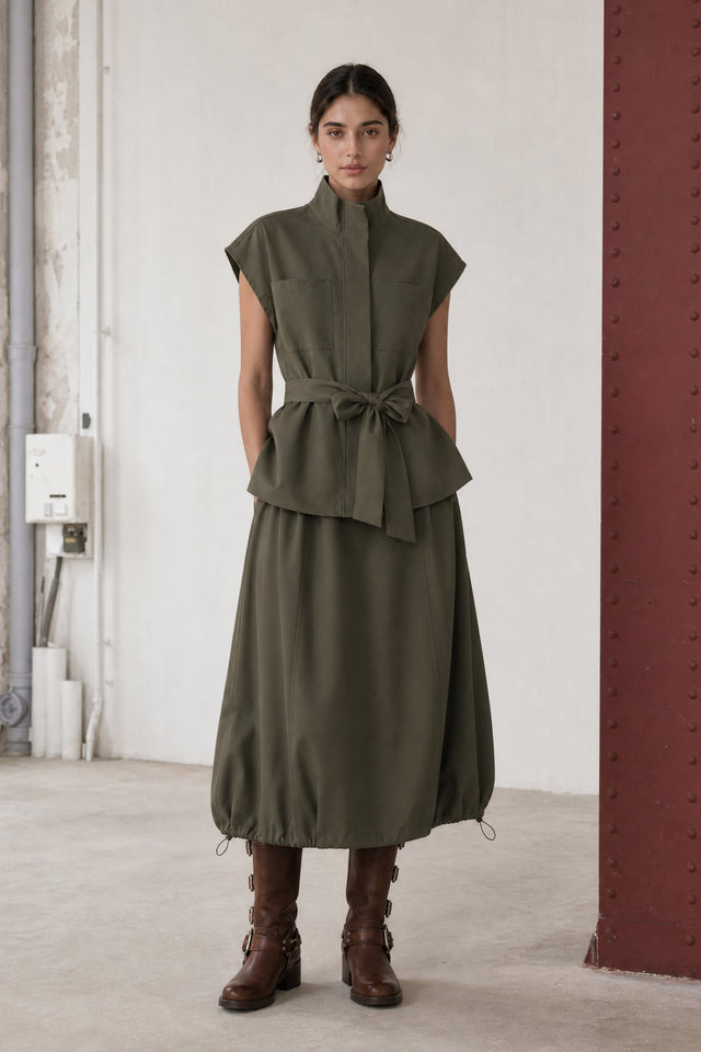 Patricia vest technical jersey | Army