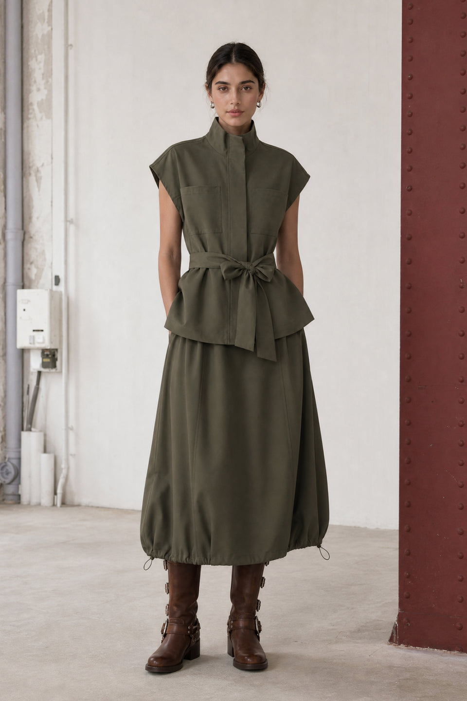 Patricia vest technical jersey | Army