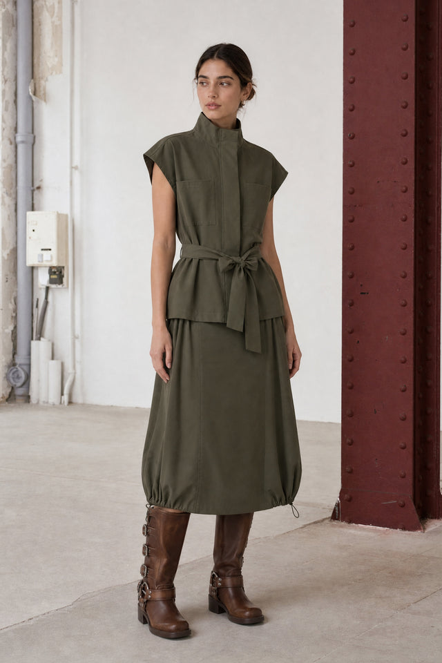 Patricia vest technical jersey | Army