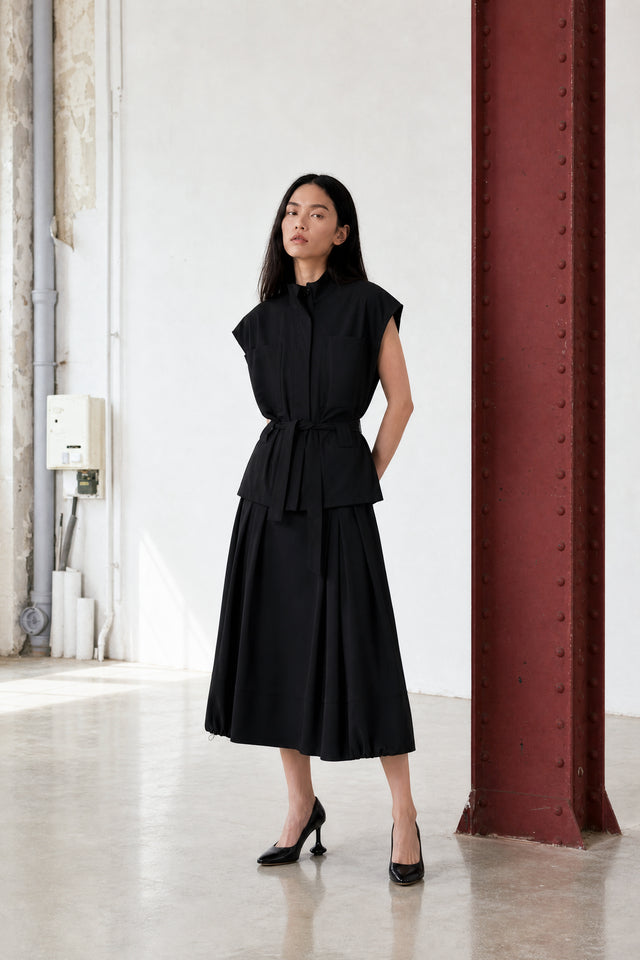 Patricia vest technical jersey | Black