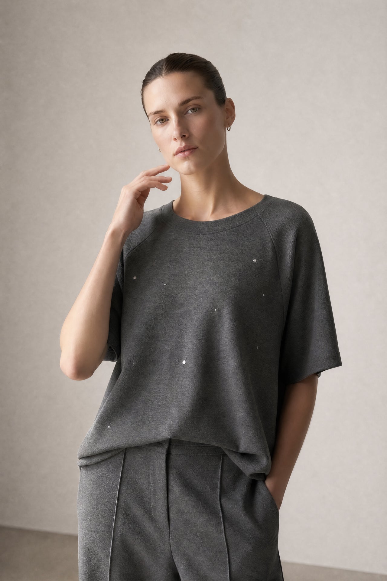 Pavel giulietta piquet top | Grey