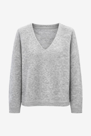 Pullover V-neck H25225 | Silver