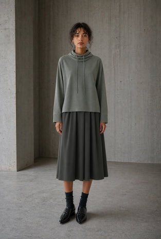 Raika skirt technical jersey | Army