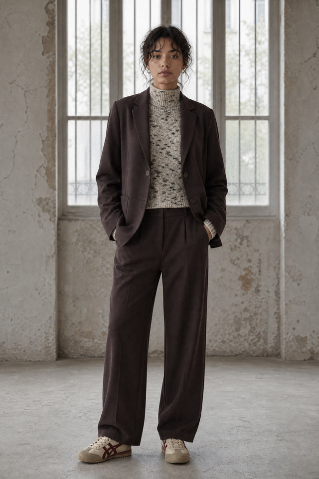 Rango viscose basic blazer | Moro