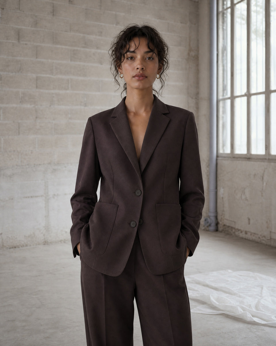Rango viscose basic blazer | Moro