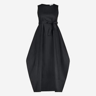 Poplin dress T747 | Black