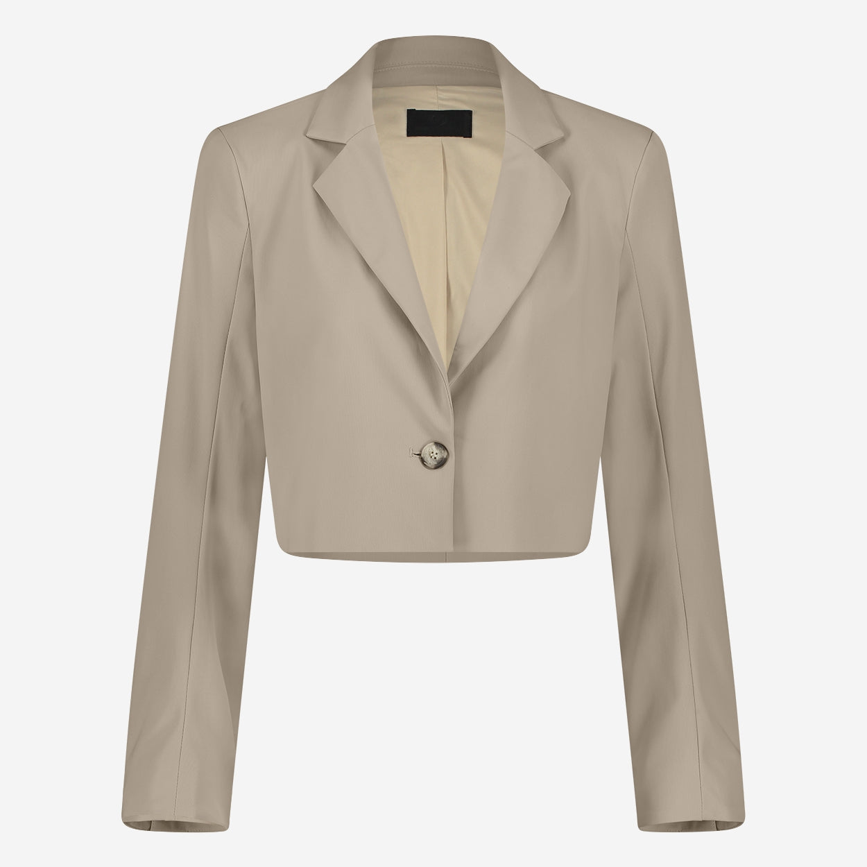 Estele structure technical jersey blazer | Light Pudra