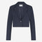 Estele structure technical jersey blazer | Blue
