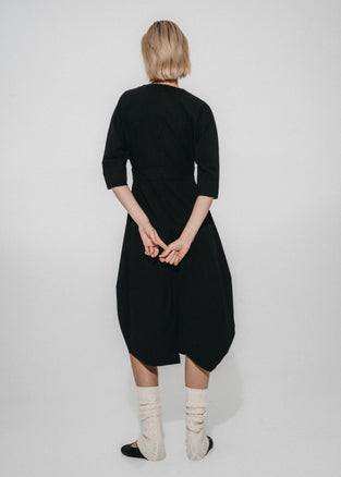Sasha dress Sensitive tech fabric | Black