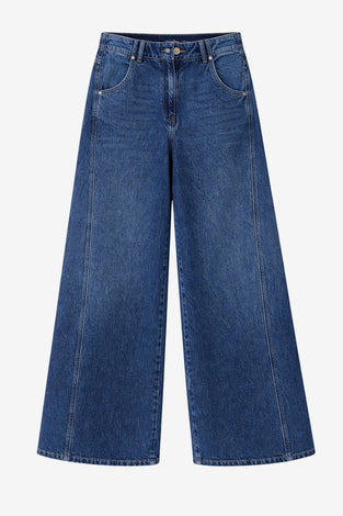 Sassy denim barel jeans | Night Blue