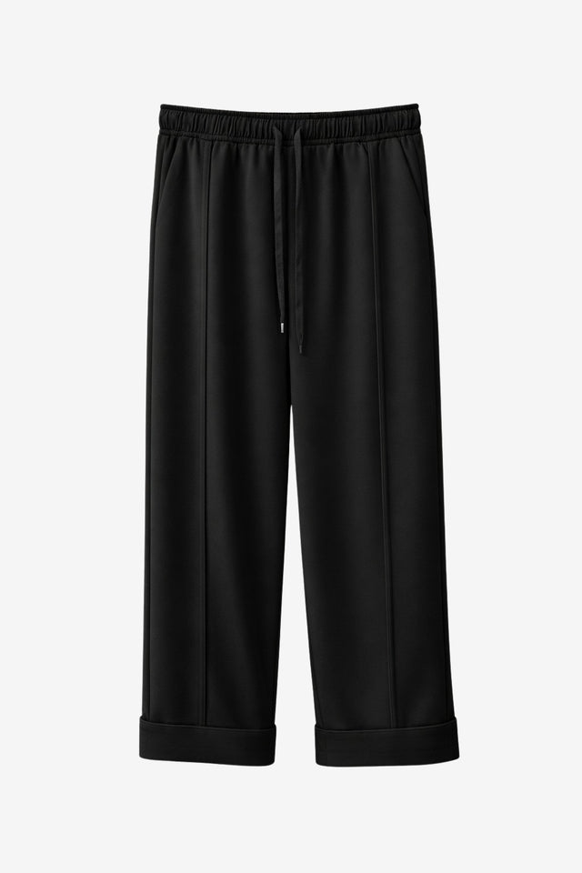 Serafina wide-leg pants | Black