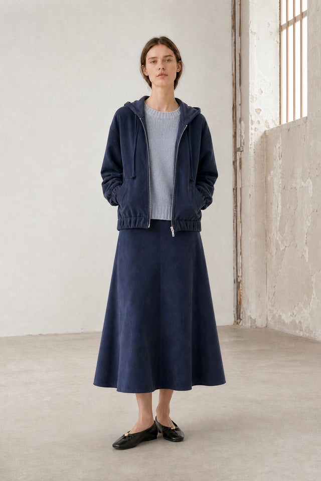 Simba A line jeans skirt | Blue