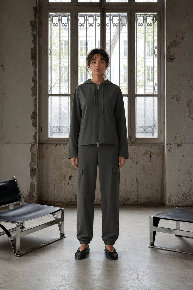Simona jacket technical jersey | Army