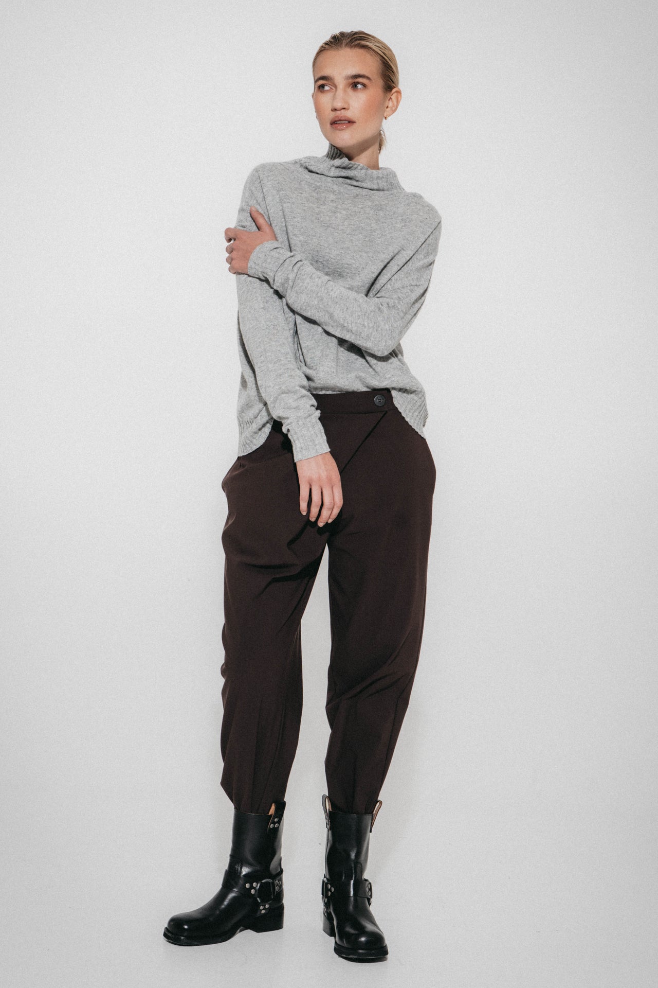 Sossio pants Sensitive tech fabric | Chocolate