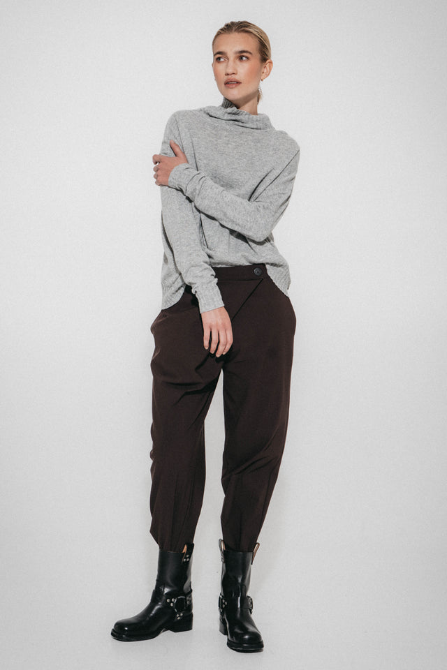 Sossio pants Sensitive tech fabric | Chocolate
