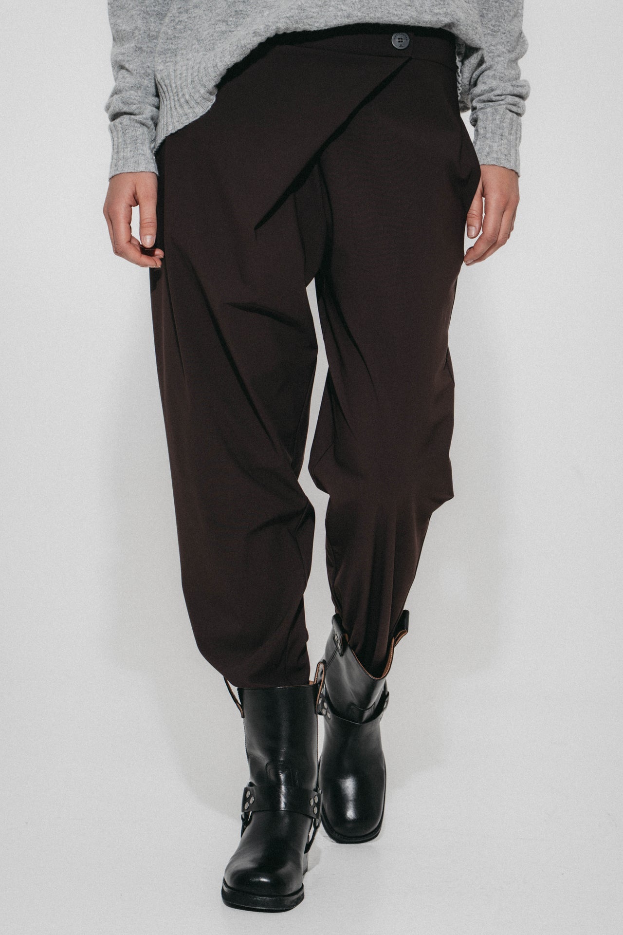 Sossio pants Sensitive tech fabric | Chocolate