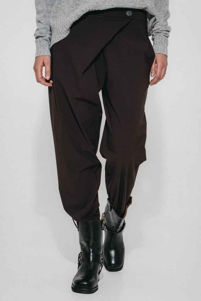Sossio pants Sensitive tech fabric | Chocolate