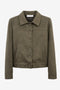 Timmy skuba velvet jacket | Army