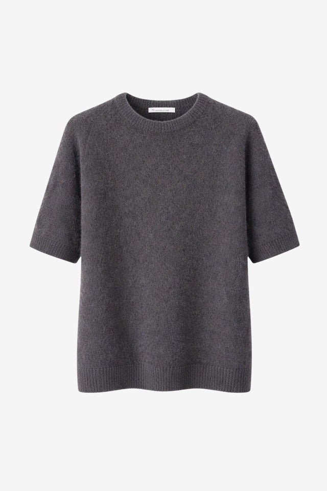 Alpaca knitted top WP01 | Dark Brown