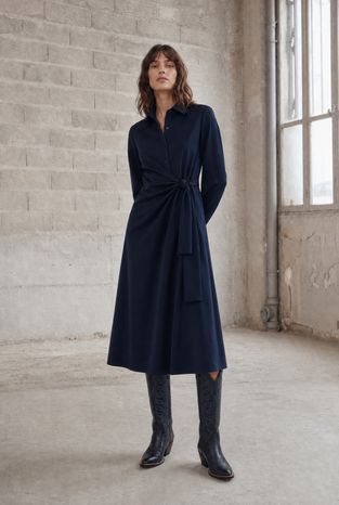 Trydi dress technical jersey | Blue