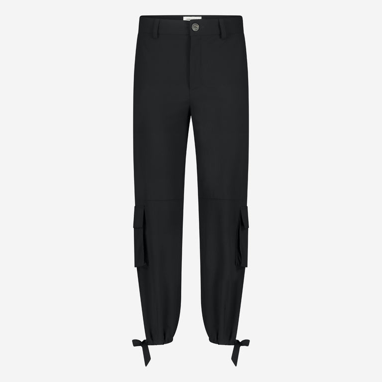 Trend pants technical jersey | Black