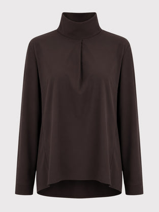 Dolche Vita top technical jersey | Chocolate