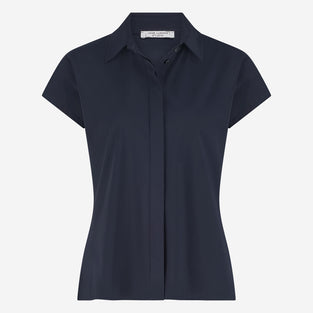 Wilma blouse technical jersey | Blue