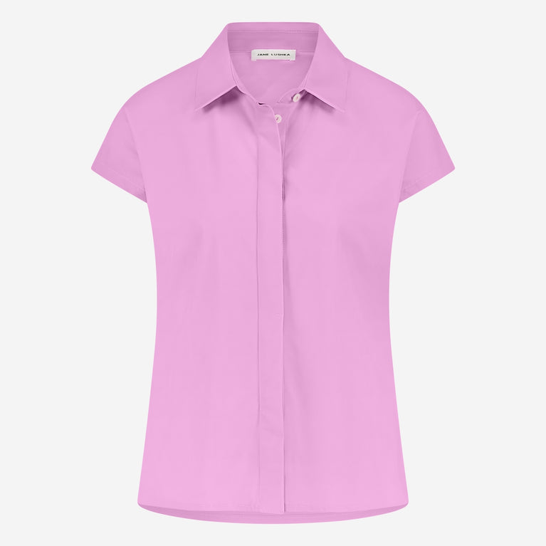 Wilma blouse technical jersey | Pink