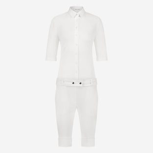 Jumpsuit lulu technical jersey | White