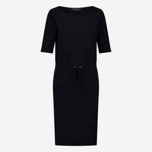 Lea Dress Technical Jersey | Blue