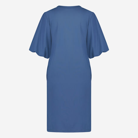 Ava Dress Technical Jersey | Mid Blue