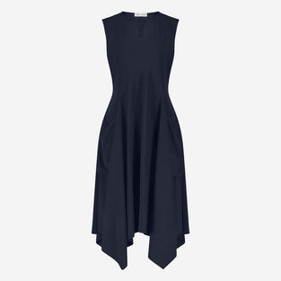 Caro WS dress technical jersey | Blue