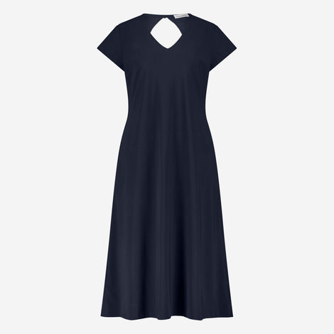 Fennela dress technical jersey | Blue
