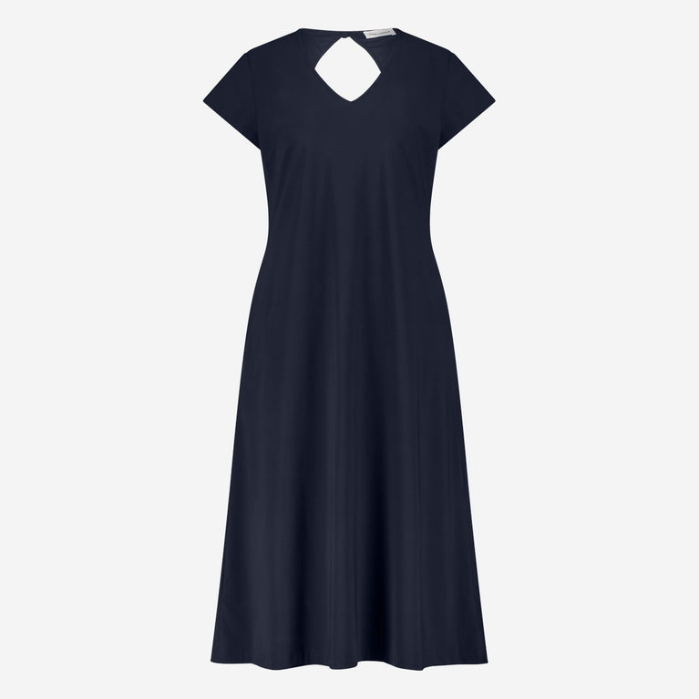 Fennela dress technical jersey | Blue