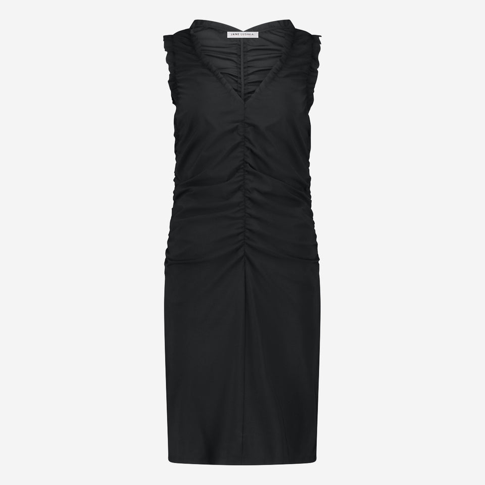 Romana dress technical jersey | Black