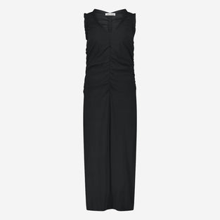 Romana dress technical jersey long | Black