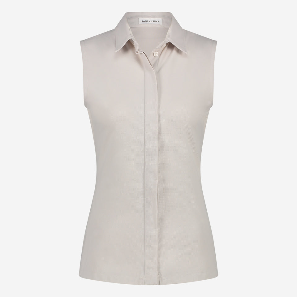 Kikkie blouse technical jersey WS | Sand