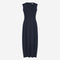 Jackie structure technical jersey dress | Blue
