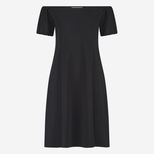 Goldie dress technical jersey | Black