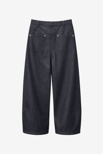 Viva indigo barel jeans | Dark Blue
