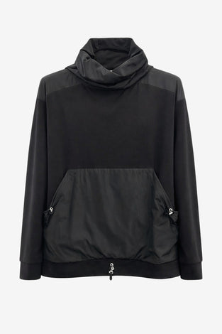 Iseo combi punto Milano long sweater | Nero