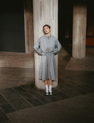 Mishele viscose skirt | Light grey