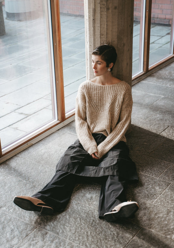 Pullover melange H23376 | Gold