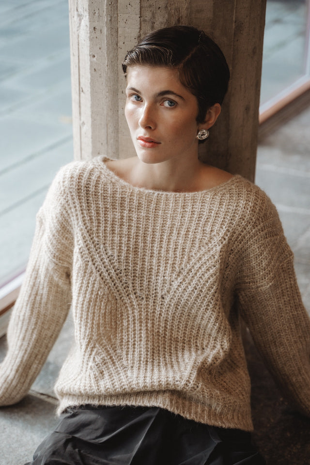 Pullover melange H23376 | Gold