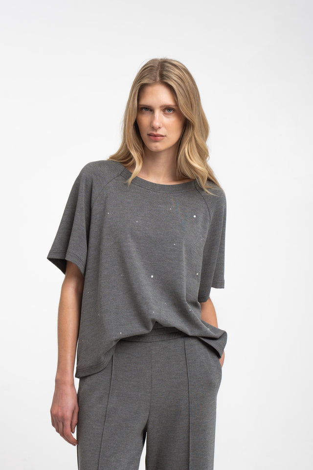 Pavel giulietta piquet top | Grey