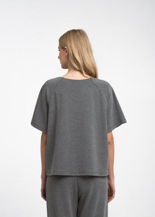 Pavel giulietta piquet top | Grey