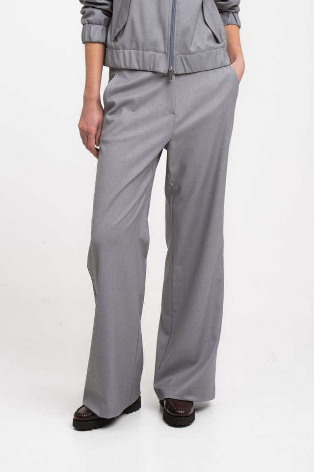 Valeggio viscose barel Pants | Grigio