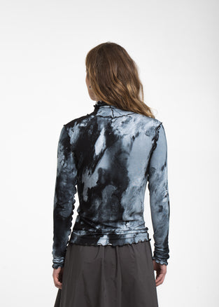 Janice allover print top | Allover
