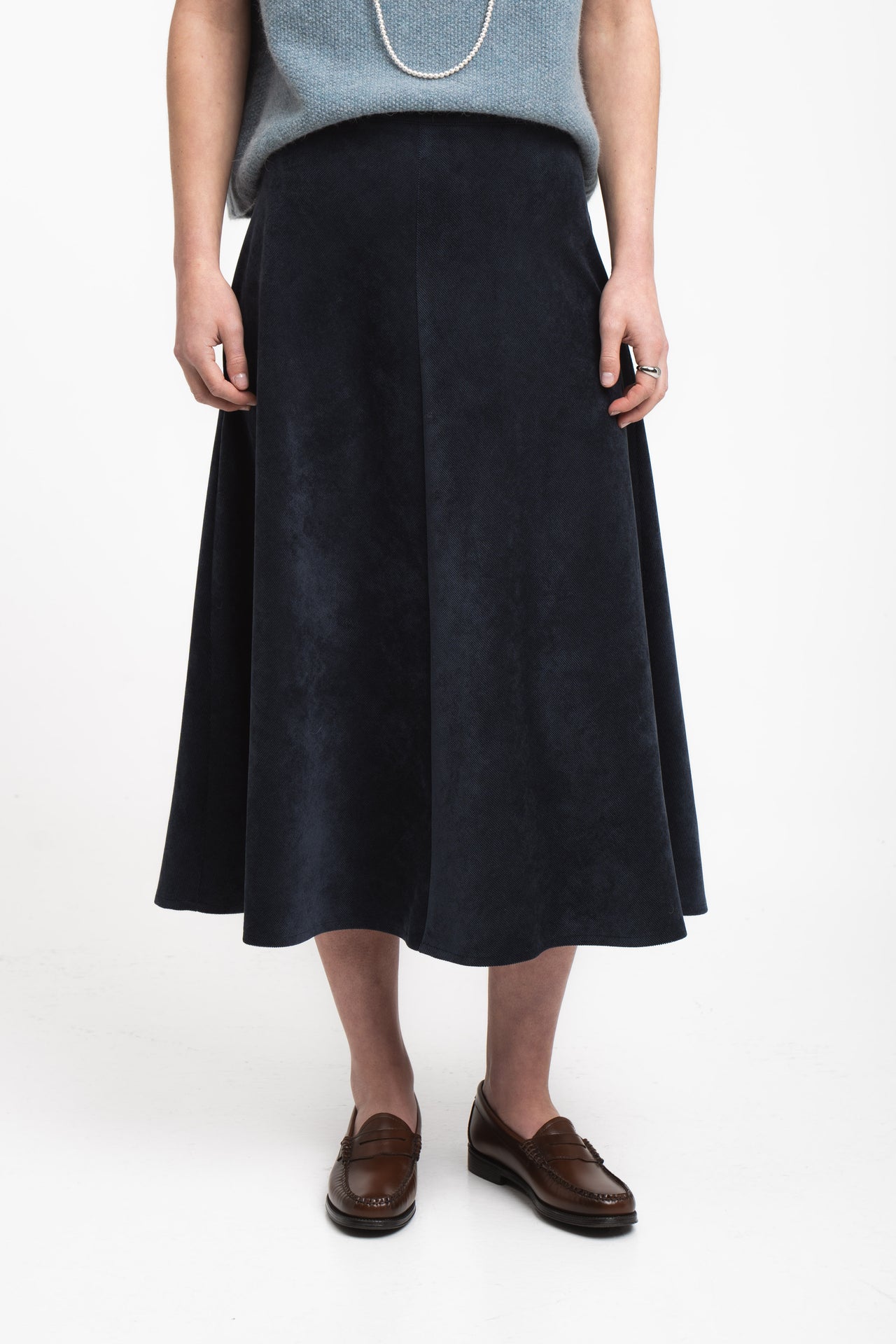 Simba A line jeans skirt | Blue