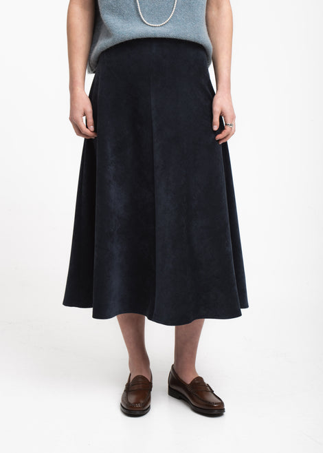 Simba A line jeans skirt | Blue